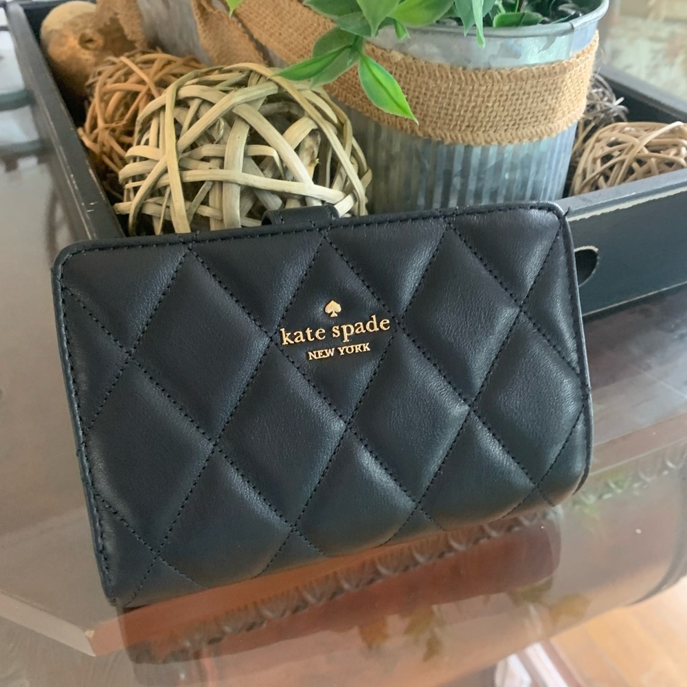 Kate Spade Black Quilted Women's Bag - New